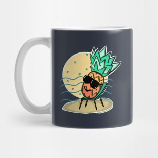 Mister Pineapple on Beach Mug